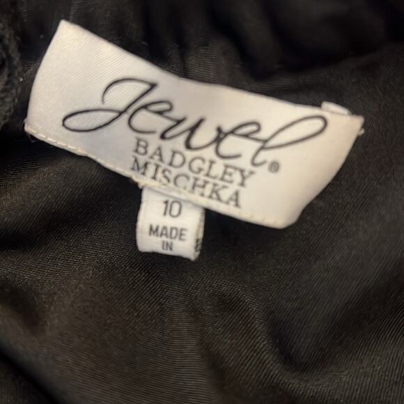 *NWOT Jewel Badgley Mischka Trapeze Dress with Beaded Trim – Sz 10 - Picture 11 of 11